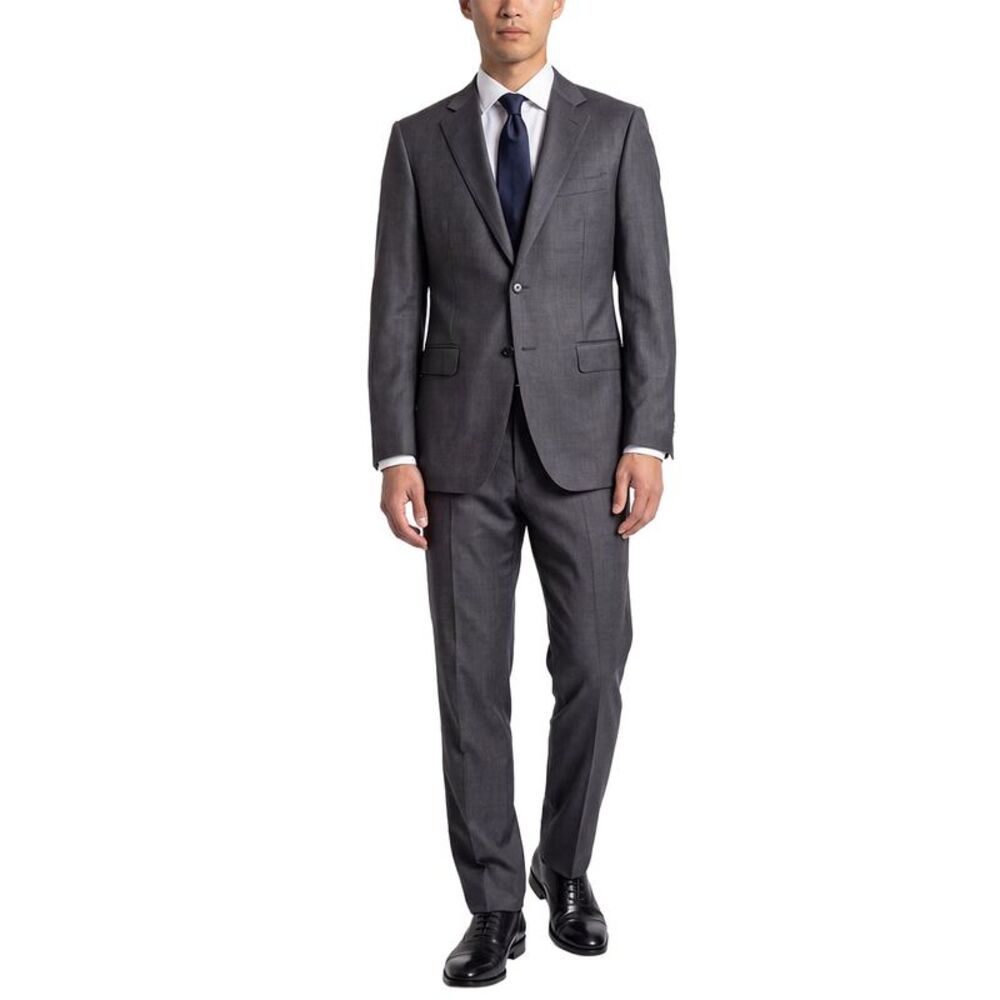 Canali Mens 2Pc Wool Suit, Grey